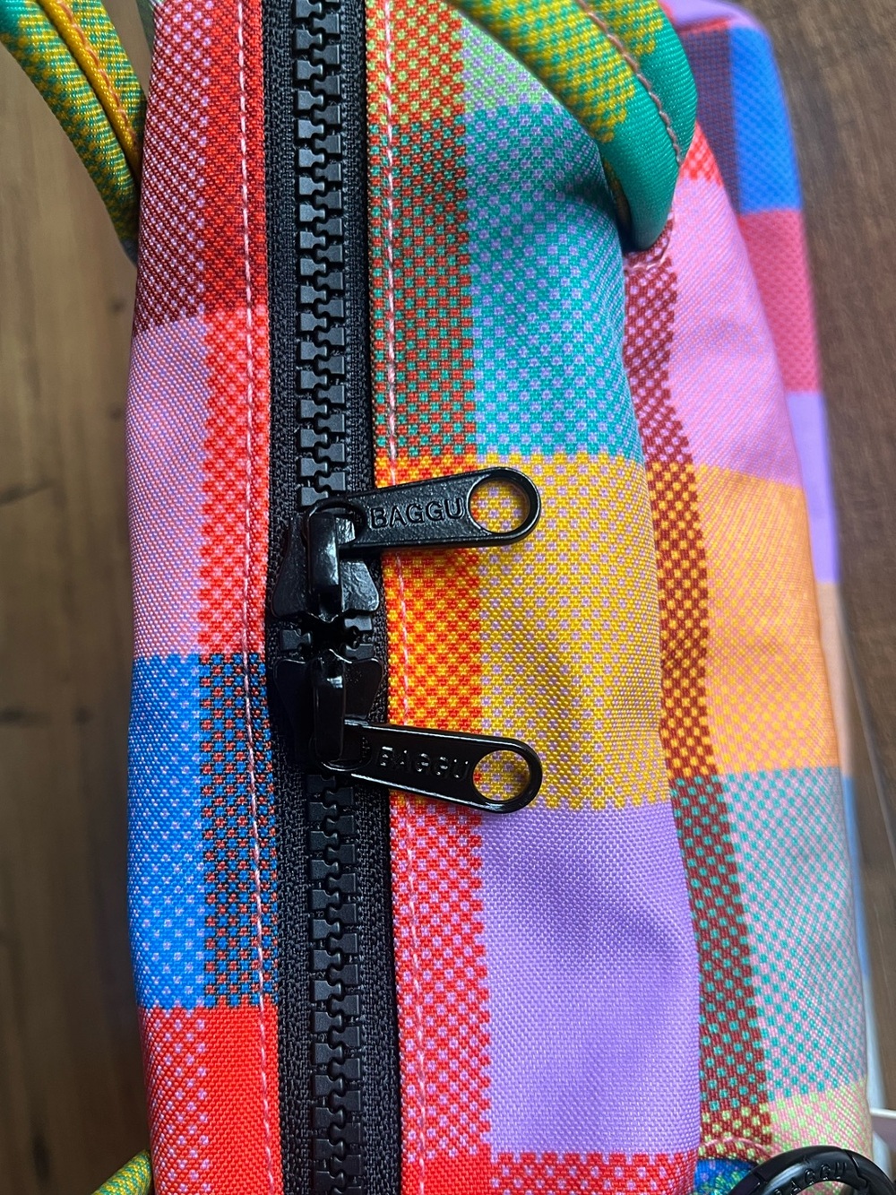 BAGGU UO Madras Bowler bag BNWT - Picture 8 of 16